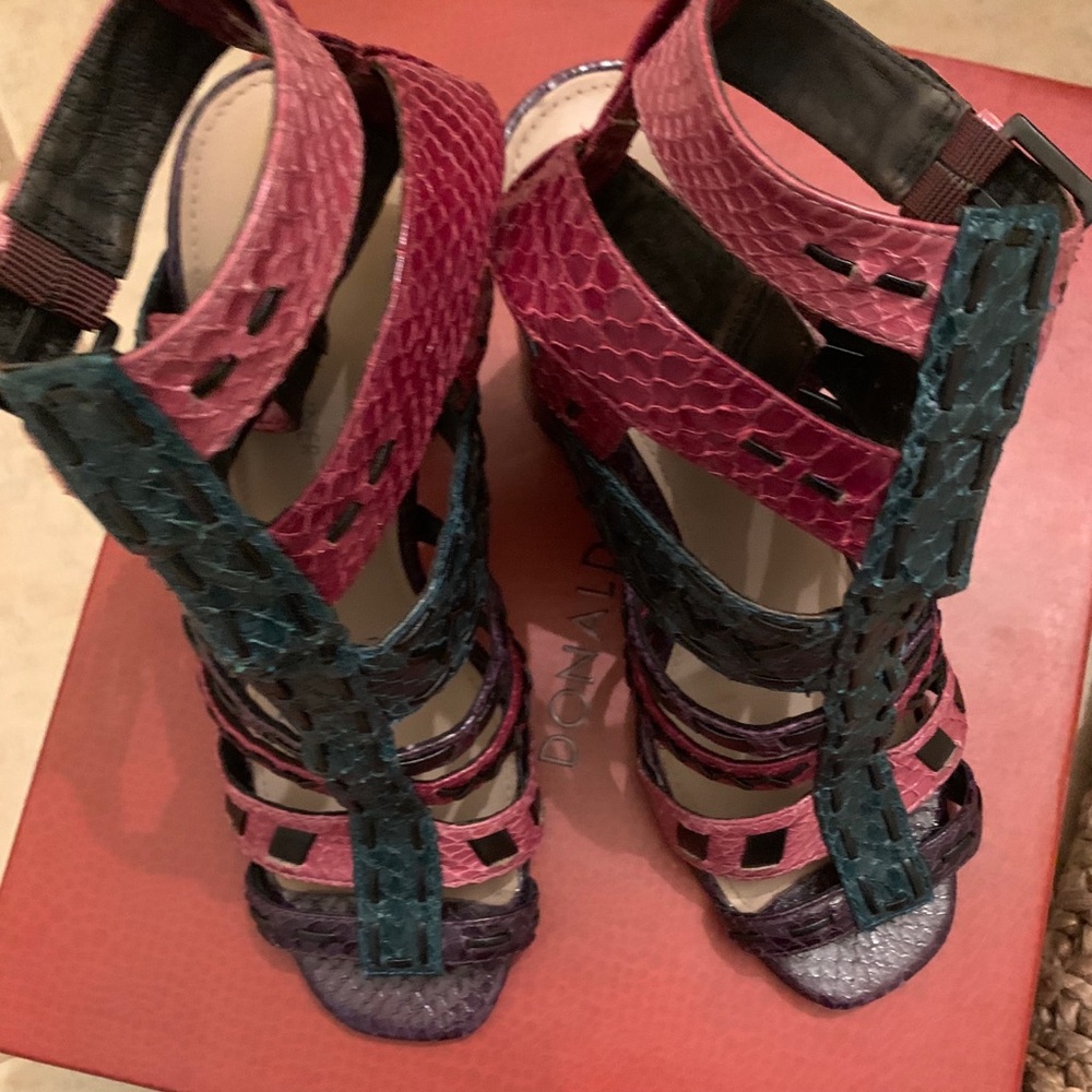 Donald J Pliner multi color sandals